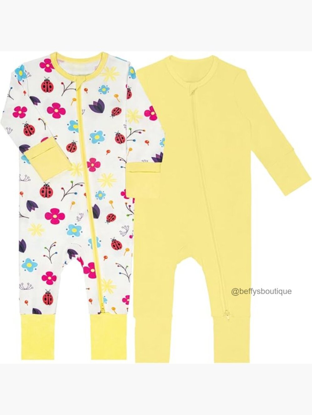 Baby Footless Pajamas Girls Boys Zippy Pjs Rayon Bamboo Sleepers 0-24 Months